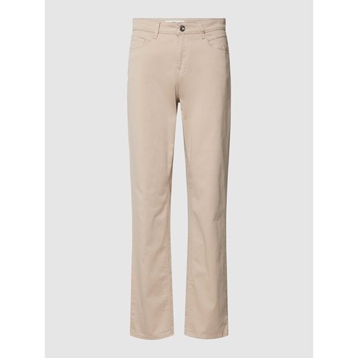 Spodnie w jednolitym kolorze model ‘CAROLA’ ze sklepu Peek&Cloppenburg  w kategorii Spodnie damskie - zdjęcie 168992374