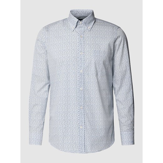 Koszula casualowa o kroju slim fit z kołnierzykiem typu button down ze sklepu Peek&Cloppenburg  w kategorii Koszule męskie - zdjęcie 168992441