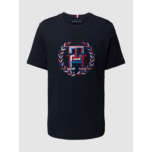 T-shirt o kroju regular fit z wyhaftowanym logo ze sklepu Peek&Cloppenburg  w kategorii T-shirty męskie - zdjęcie 168992573