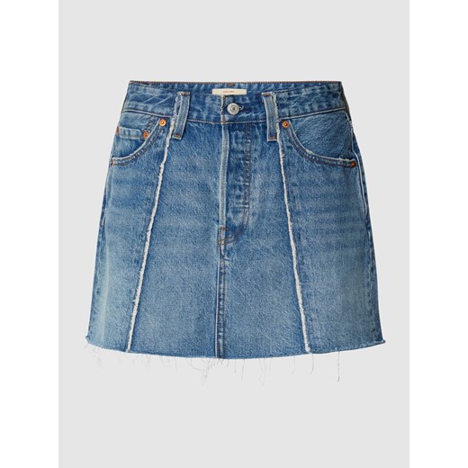 Spódnica jeansowa z frędzlami ze sklepu Peek&Cloppenburg  w kategorii Spódnice - zdjęcie 168992704