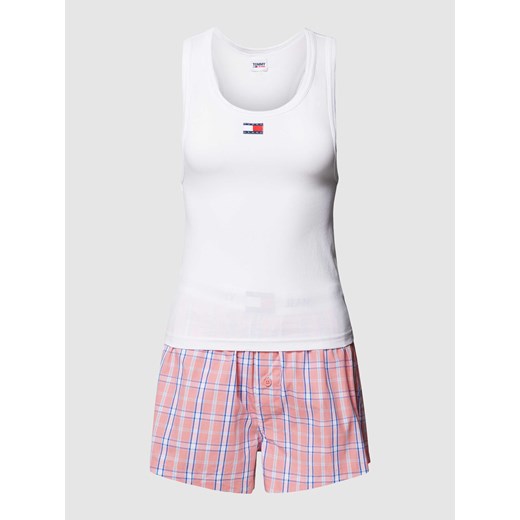 Piżama z naszywką z logo model ‘HERITAGE’ ze sklepu Peek&Cloppenburg  w kategorii Piżamy damskie - zdjęcie 168993180