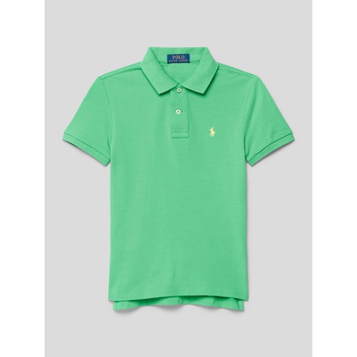 Koszulka polo o kroju slim fit z wyhaftowanym logo ze sklepu Peek&Cloppenburg  w kategorii T-shirty chłopięce - zdjęcie 168993213