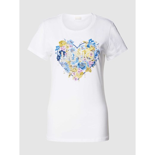 T-shirt z nadrukiem z motywem z logo ze sklepu Peek&Cloppenburg  w kategorii Bluzki damskie - zdjęcie 168993332