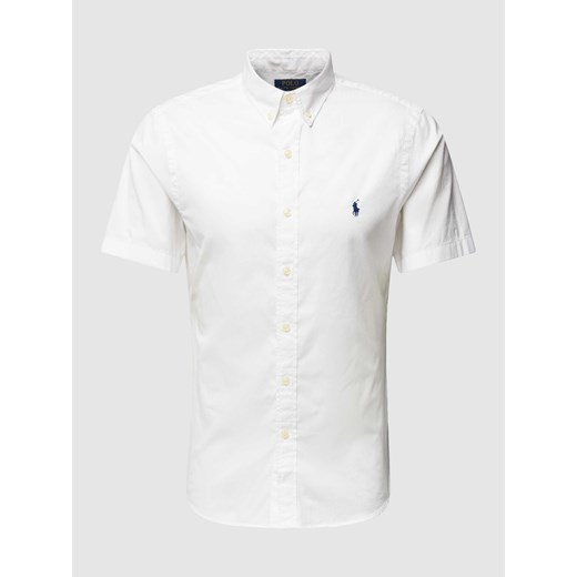 Koszula casualowa o kroju slim fit z rękawem o dł. 1/2 ze sklepu Peek&Cloppenburg  w kategorii Koszule męskie - zdjęcie 168993350