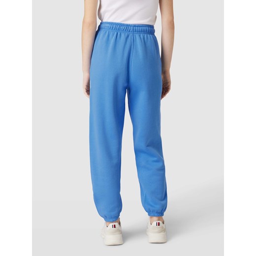 Spodnie damskie Polo Ralph Lauren niebieskie w sportowym stylu 