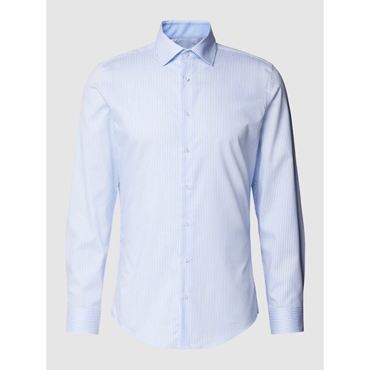 Koszula biznesowa o kroju slim fit z kołnierzykiem typu kent ze sklepu Peek&Cloppenburg  w kategorii Koszule męskie - zdjęcie 168993720