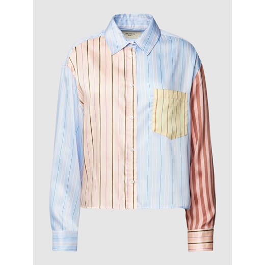 Bluzka koszulowa ze wzorem w paski model ‘SUEZ’ ze sklepu Peek&Cloppenburg  w kategorii Koszule damskie - zdjęcie 168993791