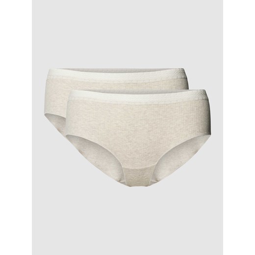 Figi z obszyciem z koronki model ‘Go Ribbed’ ze sklepu Peek&Cloppenburg  w kategorii Majtki damskie - zdjęcie 168993884
