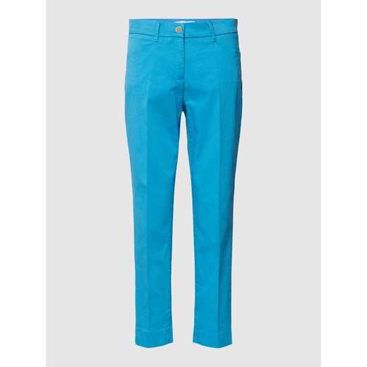 Spodnie materiałowe o kroju regular fit w kant model ‘STYLE.MARA’ ze sklepu Peek&Cloppenburg  w kategorii Spodnie damskie - zdjęcie 168993943
