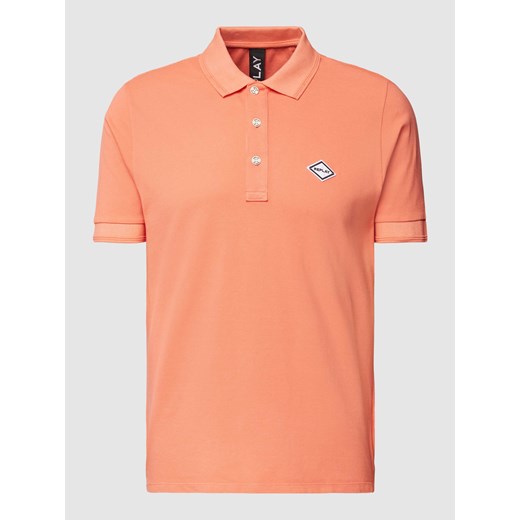Koszulka polo w jednolitym kolorze ze sklepu Peek&Cloppenburg  w kategorii T-shirty męskie - zdjęcie 168994031