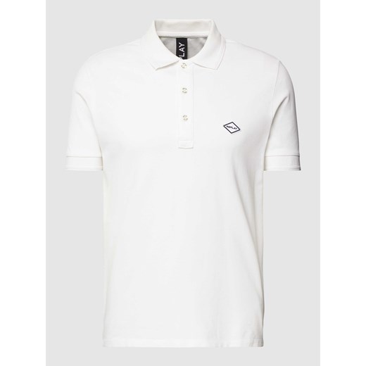 Koszulka polo w jednolitym kolorze ze sklepu Peek&Cloppenburg  w kategorii T-shirty męskie - zdjęcie 168994364