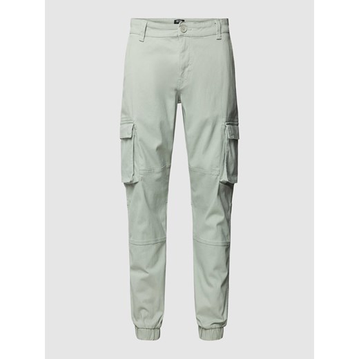 Spodnie cargo o kroju regular fit z bocznymi,wpuszczanymi kieszeniami ze sklepu Peek&Cloppenburg  w kategorii Spodnie męskie - zdjęcie 168994613
