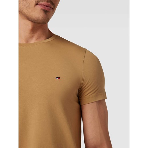 T-shirt o kroju slim fit z wyhaftowanym logo Tommy Hilfiger XXL Peek&Cloppenburg 