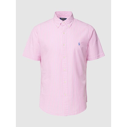 Koszula casualowa ze wzorem w paski i kołnierzykiem typu button down ze sklepu Peek&Cloppenburg  w kategorii Koszule męskie - zdjęcie 168995011