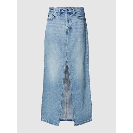 Spódnica jeansowa z rozcięciem ze sklepu Peek&Cloppenburg  w kategorii Spódnice - zdjęcie 168995012