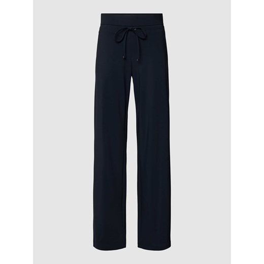 Spodnie z prostą nogawką i tunelem model ‘CANDICE’ ze sklepu Peek&Cloppenburg  w kategorii Spodnie damskie - zdjęcie 168995153