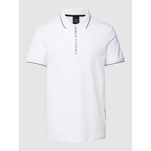 Koszulka polo z paskami w kontrastowym kolorze ze sklepu Peek&Cloppenburg  w kategorii T-shirty męskie - zdjęcie 168995394