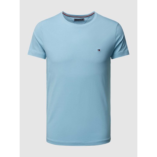 T-shirt o kroju slim fit z wyhaftowanym logo ze sklepu Peek&Cloppenburg  w kategorii T-shirty męskie - zdjęcie 168995523