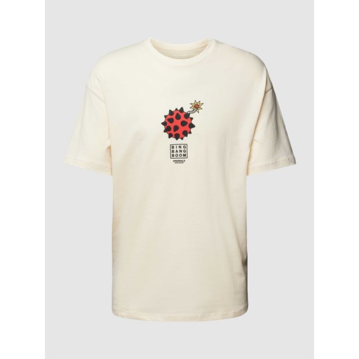T-shirt z nadrukiem z motywem model ‘BLOCKPOP’ ze sklepu Peek&Cloppenburg  w kategorii T-shirty męskie - zdjęcie 168995531
