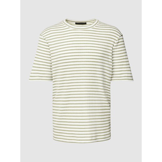 T-shirt ze wzorem w paski model ‘RAPHAEL’ ze sklepu Peek&Cloppenburg  w kategorii T-shirty męskie - zdjęcie 168995594