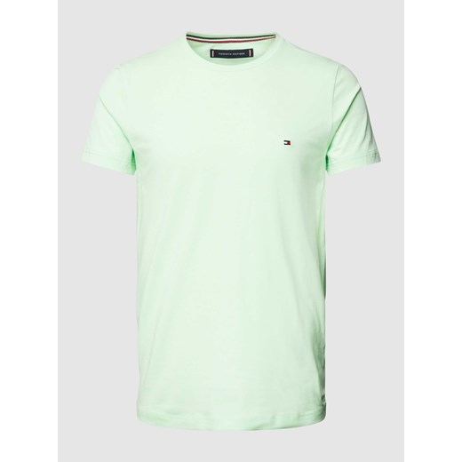 T-shirt o kroju slim fit z wyhaftowanym logo ze sklepu Peek&Cloppenburg  w kategorii T-shirty męskie - zdjęcie 168995611