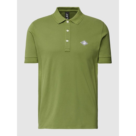 Koszulka polo w jednolitym kolorze ze sklepu Peek&Cloppenburg  w kategorii T-shirty męskie - zdjęcie 168995624