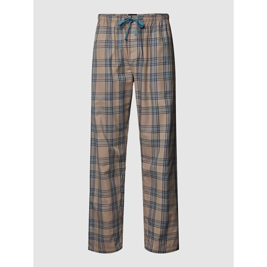 Spodnie od piżamy ze wzorem w szkocką kratę model ‘Mix + Relax’ ze sklepu Peek&Cloppenburg  w kategorii Piżamy męskie - zdjęcie 168995861