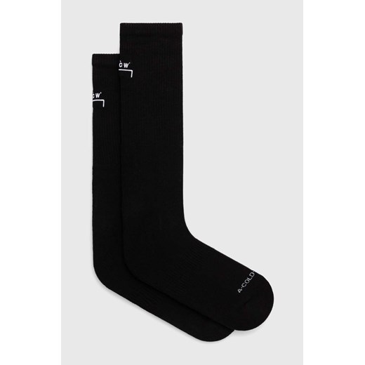 A-COLD-WALL* skarpetki Bracket Sock męskie kolor czarny ACWMSK037 ze sklepu PRM w kategorii Skarpetki męskie - zdjęcie 169001714