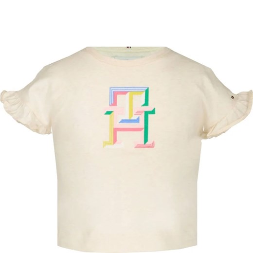 Tommy Hilfiger T-shirt | Regular Fit ze sklepu Gomez Fashion Store w kategorii Bluzki dziewczęce - zdjęcie 169001780