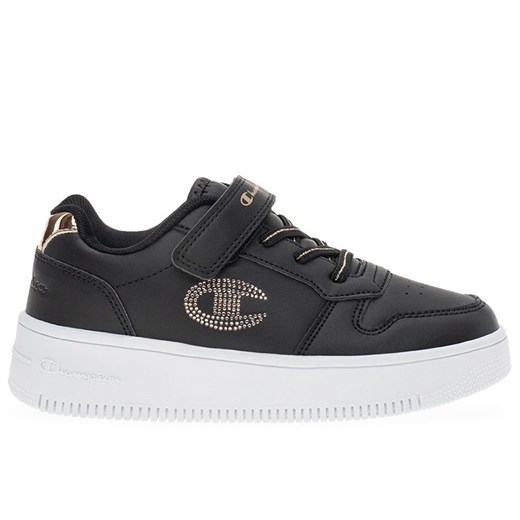 Buty Champion Rebound Low Platform Ps S32751-KK001 - czarne ze sklepu streetstyle24.pl w kategorii Buty sportowe dziecięce - zdjęcie 169002944