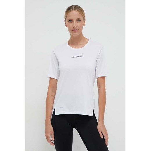 adidas TERREX t-shirt sportowy Multi kolor biały HM4040 ze sklepu ANSWEAR.com w kategorii Bluzki damskie - zdjęcie 169004504