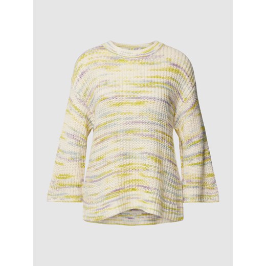 Sweter z dzianiny z okrągłym dekoltem model ‘bella’ ze sklepu Peek&Cloppenburg  w kategorii Swetry damskie - zdjęcie 169005223