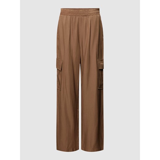 Spodnie materiałowe o luźnym kroju z mieszanki wiskozy model ‘Allie’ ze sklepu Peek&Cloppenburg  w kategorii Spodnie damskie - zdjęcie 169005494