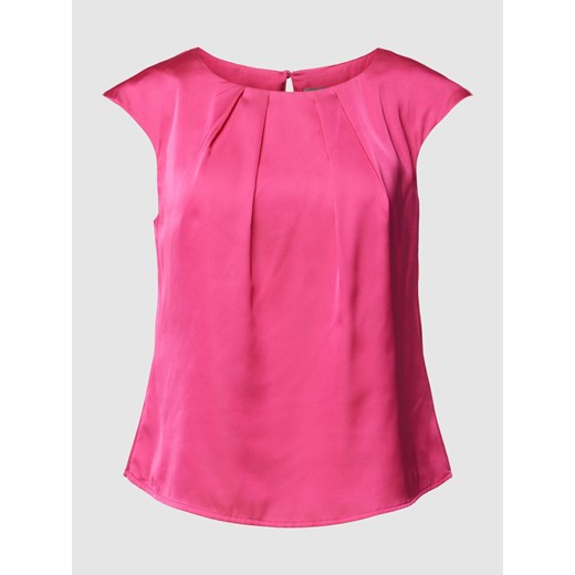 Bluzka w jednolitym kolorze ze sklepu Peek&Cloppenburg  w kategorii Bluzki damskie - zdjęcie 169005964