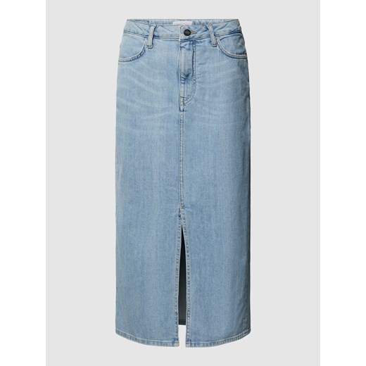 Spódnica jeansowa z rozcięciem ze sklepu Peek&Cloppenburg  w kategorii Spódnice - zdjęcie 169006012