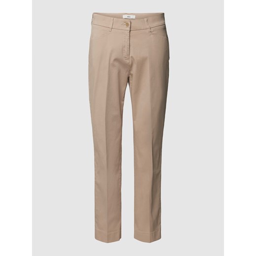 Spodnie materiałowe o kroju regular fit w kant model ‘STYLE.MARA’ ze sklepu Peek&Cloppenburg  w kategorii Spodnie damskie - zdjęcie 169006024