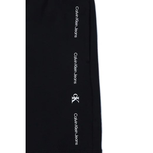 Calvin Klein spodenki chłopięce bawełniane z napisami 