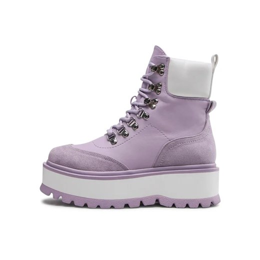 DeeZee Botki H021201-01 Fioletowy 39 MODIVO okazyjna cena