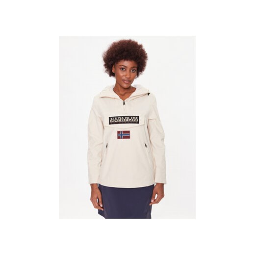 Napapijri Kurtka anorak Rainforest NP0A4G7F Beżowy Regular Fit Napapijri XS okazyjna cena MODIVO