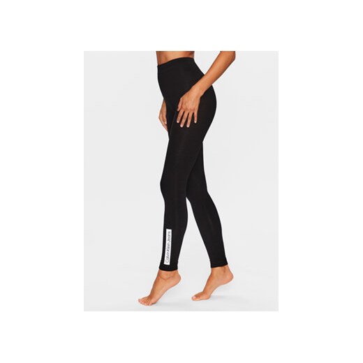 Calvin Klein Legginsy 701218762 Czarny Slim Fit ze sklepu MODIVO w kategorii Spodnie damskie - zdjęcie 169016440