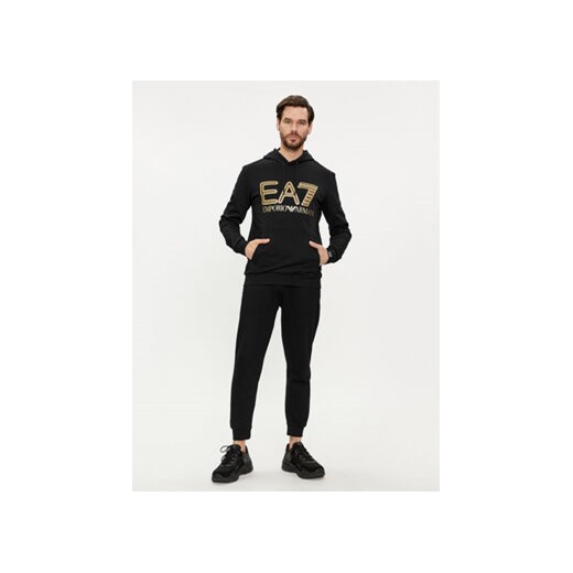 EA7 Emporio Armani Bluza 3DPM64 PJSHZ 0208 Czarny Regular Fit XXL MODIVO
