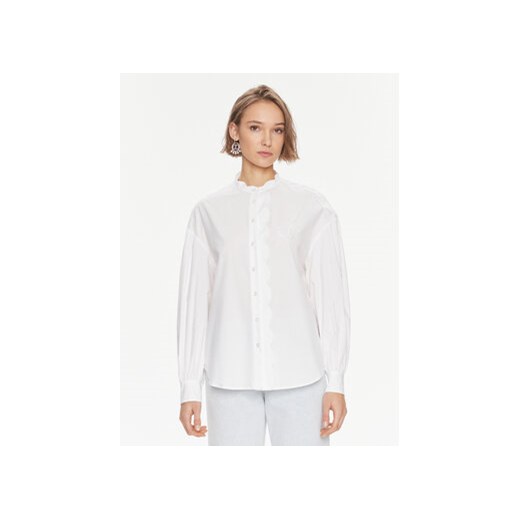 TWINSET Koszula 241TP2080 Biały Relaxed Fit ze sklepu MODIVO w kategorii Koszule damskie - zdjęcie 169018001