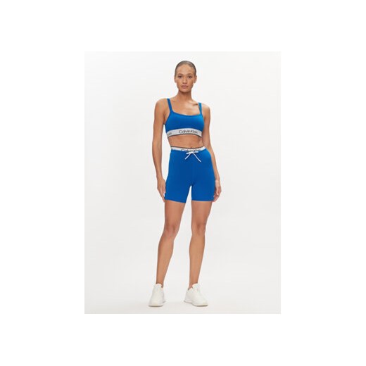 Calvin Klein Performance Szorty rowerowe 00GWS4L722 Niebieski Slim Fit M MODIVO