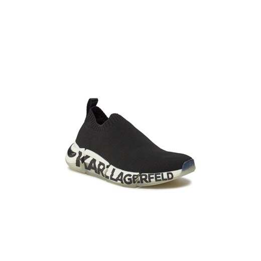 KARL LAGERFELD Sneakersy KL63213 Czarny Karl Lagerfeld 35 MODIVO wyprzedaż