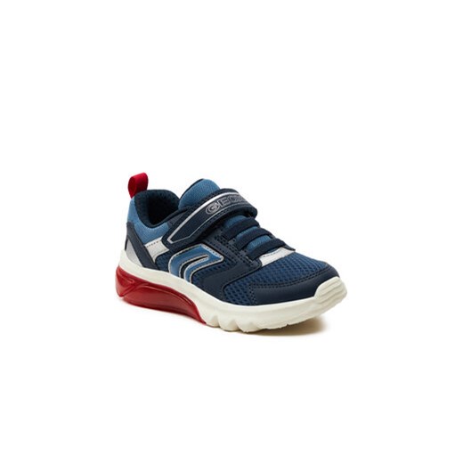 Buty sportowe dziecięce Geox granatowe na rzepy