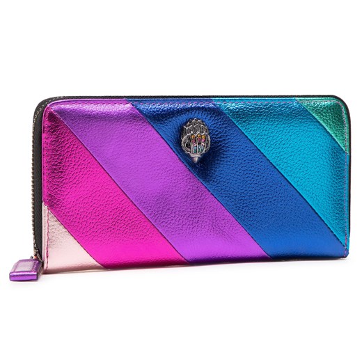 Duży Portfel Damski Kurt Geiger K Zip Around Wallet Eagle 1803069109 Kolorowy ze sklepu eobuwie.pl w kategorii Portfele damskie - zdjęcie 169019183