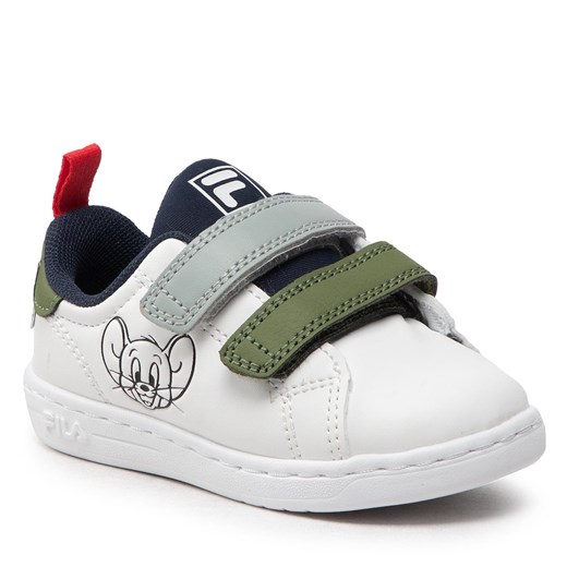 Sneakersy Fila Wb Crosscourt 2 Nt Velcro Tdl FFK0095.13172 White/Loden Green Fila 25 okazyjna cena eobuwie.pl