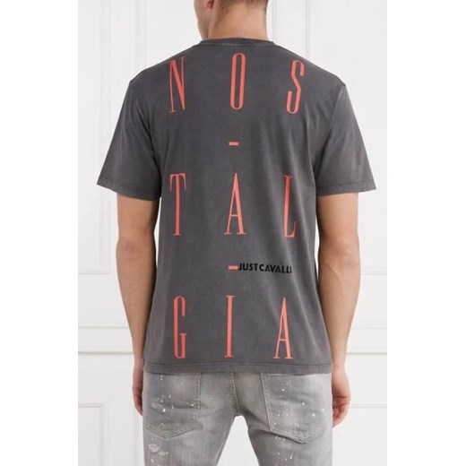 T-shirt męski Just Cavalli z krótkim rękawem 