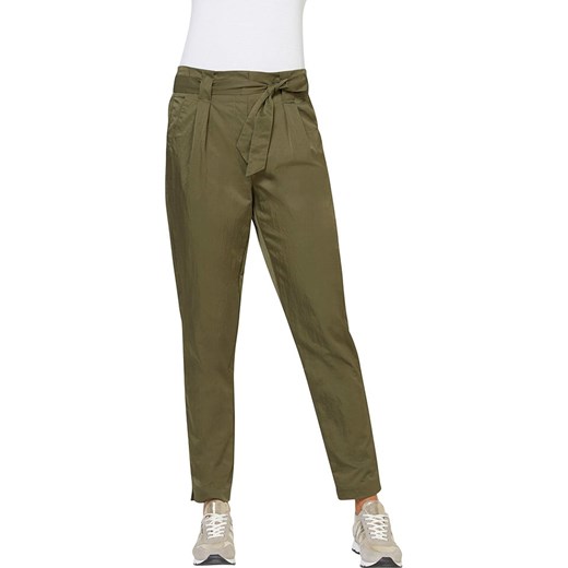 Heine Spodnie w kolorze oliwkowym ze sklepu Limango Polska w kategorii Spodnie damskie - zdjęcie 169027614