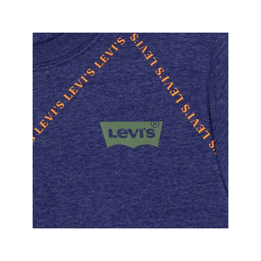 T-shirt chłopięce Levi's z krótkim rękawem granatowy 